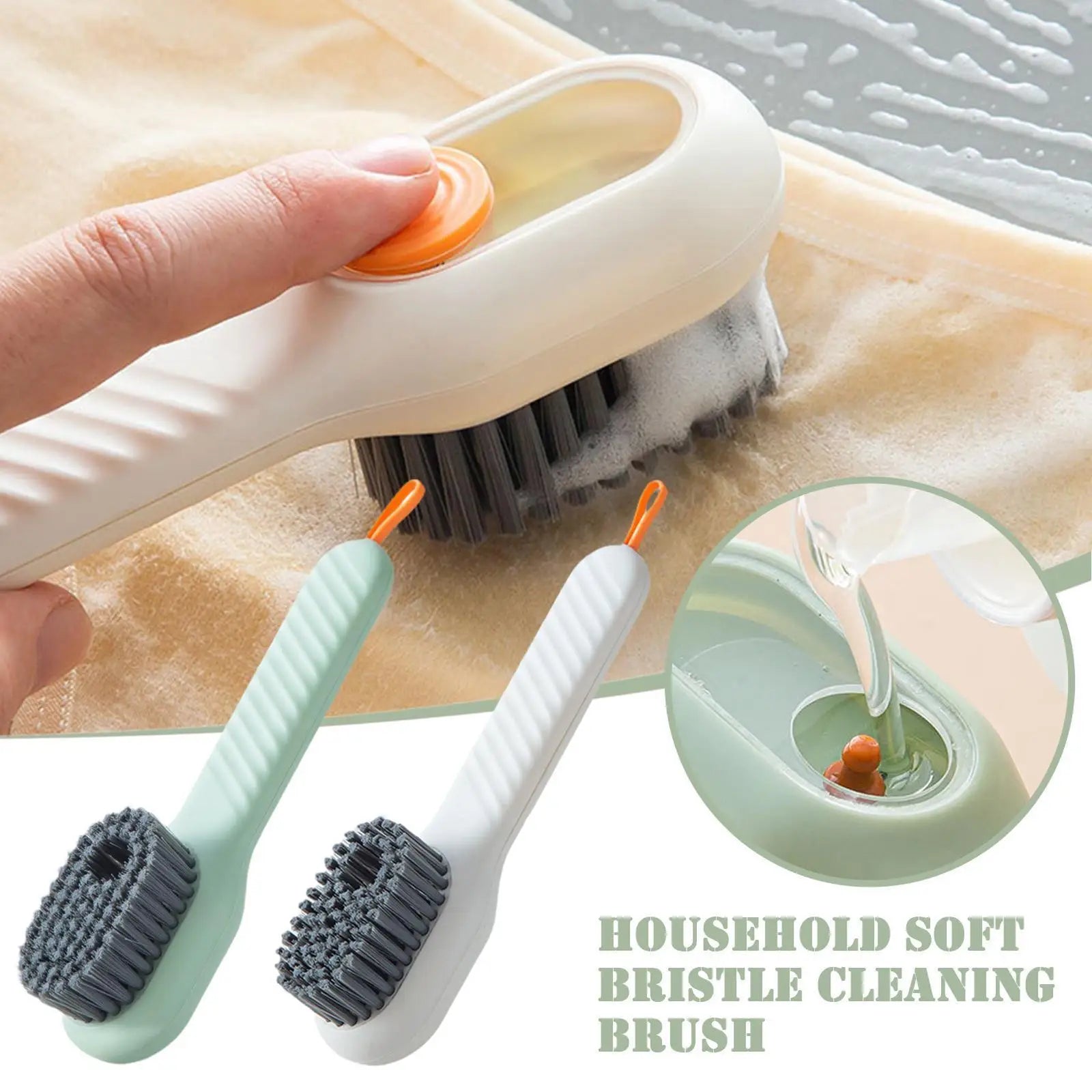 🧽 Brosse à Chaussures Multifonction – Nettoyage en Profondeur